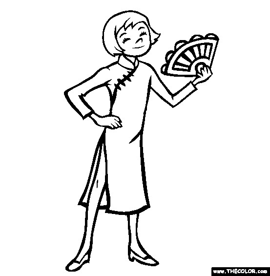 China Coloring Page