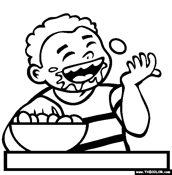 Chocolate Easter Eggs Online Coloring Page