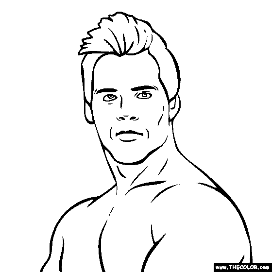 Chris Jericho Coloring Page