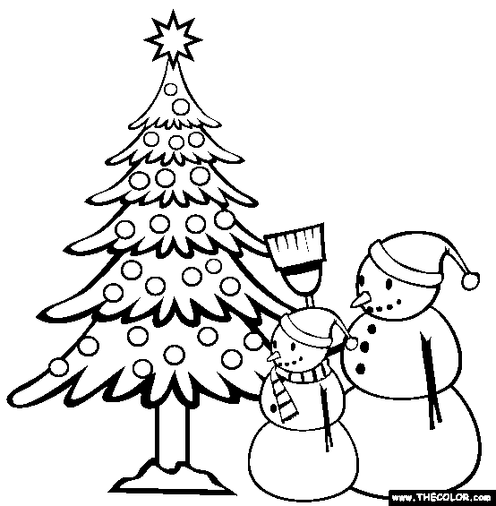 Christmas Coloring Page