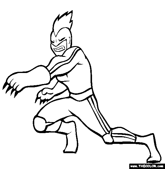 Claws Coloring Page