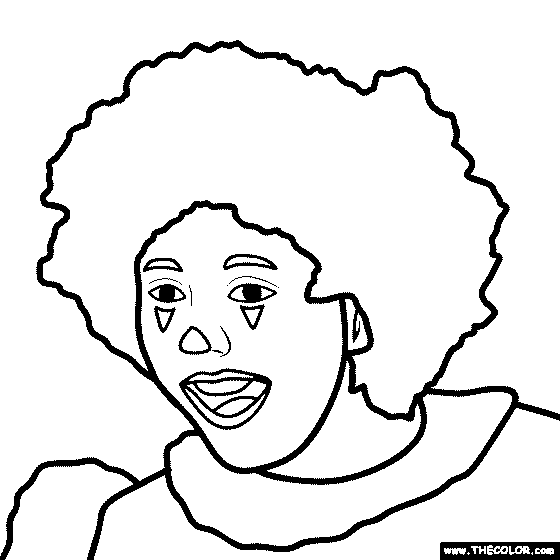 Clown Coloring Page