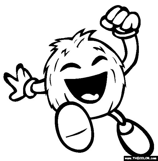 Coconut Coloring Page