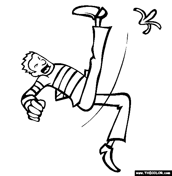 Comedy Coloring Page