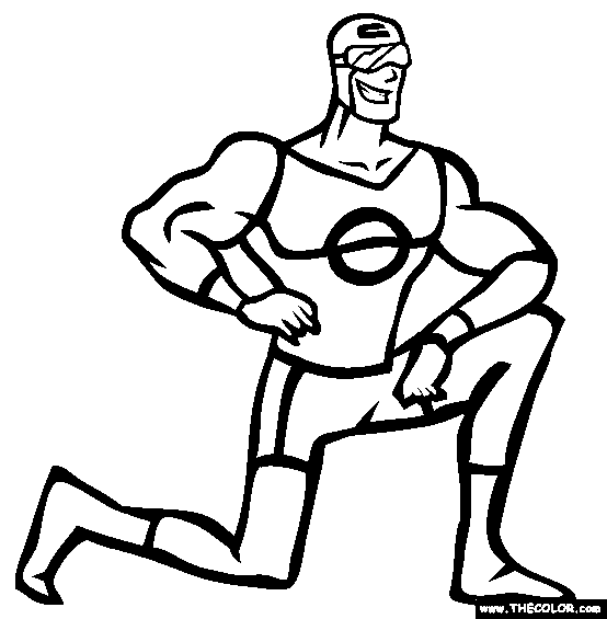 Cool Lad Coloring Page