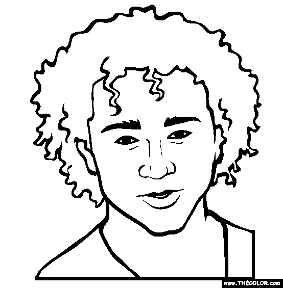 Corbin Bleu Online Coloring Page