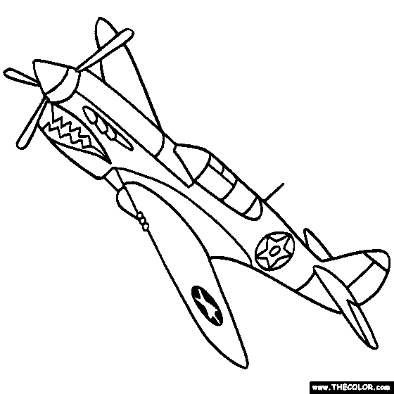 Curtiss P-40E Kittyhawk Warhawk Tomahawk