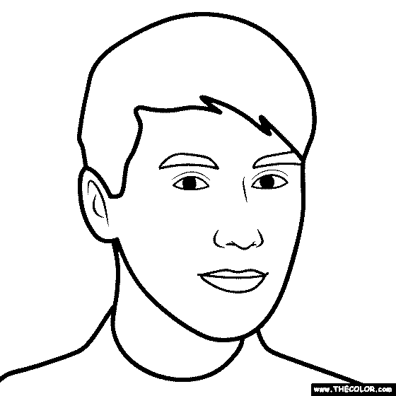Daniel Howell Coloring Page
