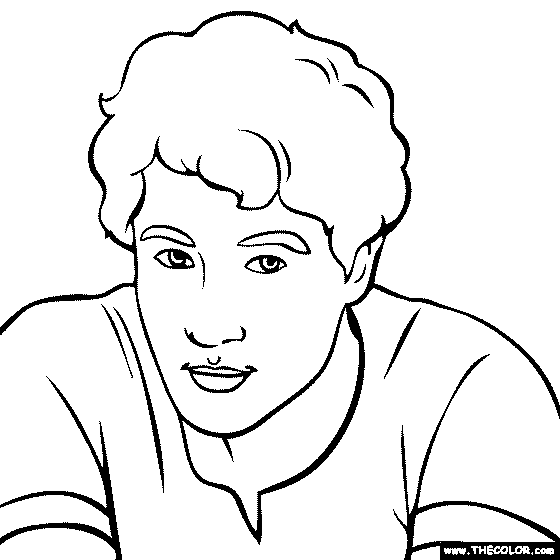 Darren Criss Coloring Page