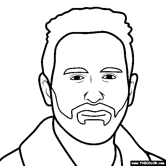 David Guetta Coloring Page