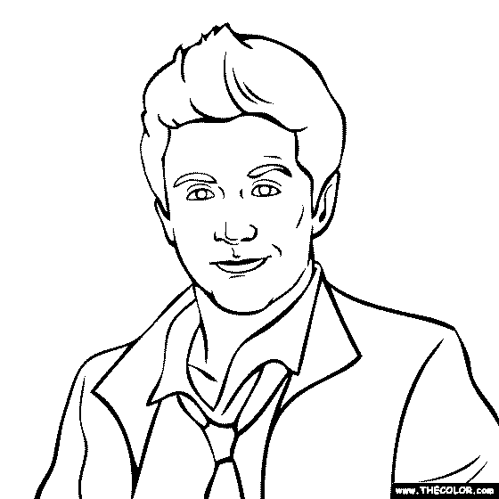 David Henrie Coloring Page