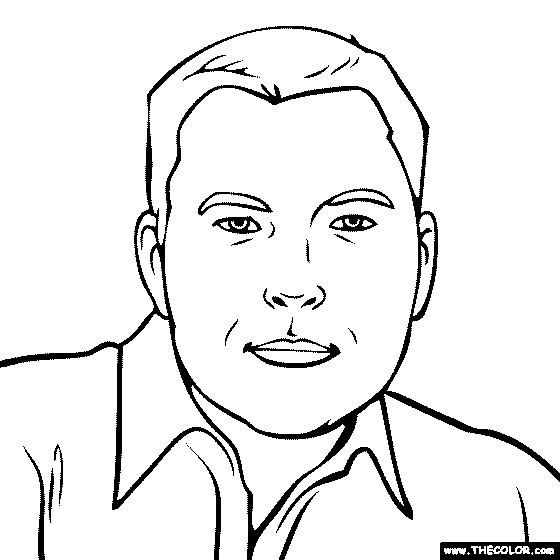 Celebrities Online Coloring Pages Thecolor Com