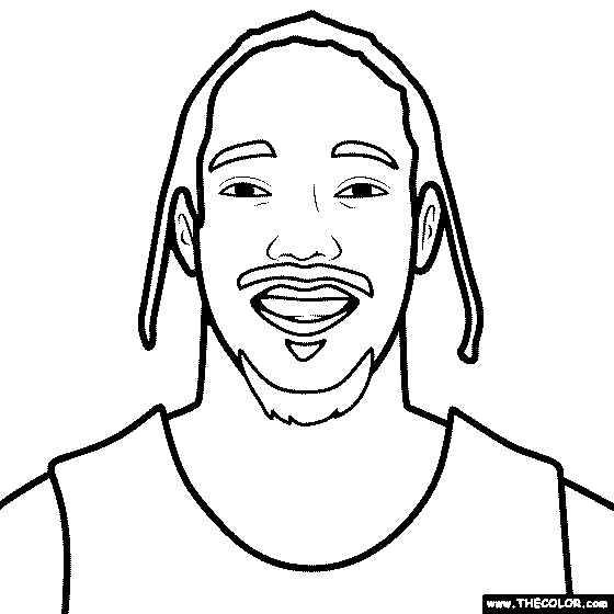 DeMar DeRozan Coloring Page