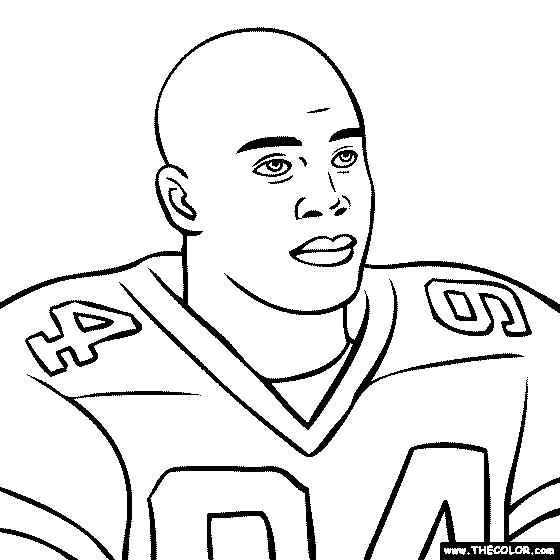 DeMarcus Ware Coloring Page