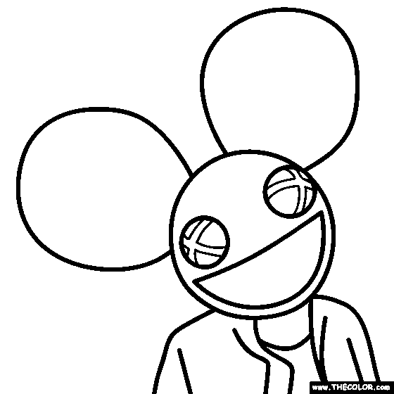 Deadmau5 Coloring Page