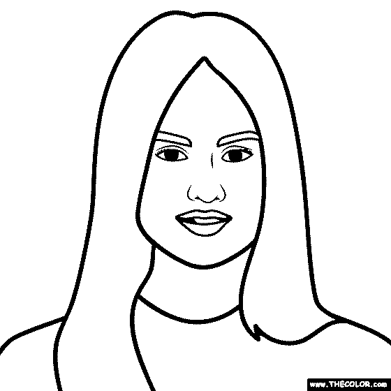 Debby Ryan Coloring Page