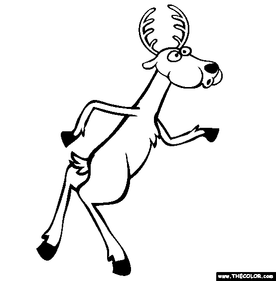 Deer Coloring Page