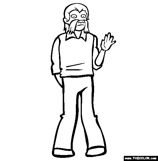Dog Faced Man Coloring Page
