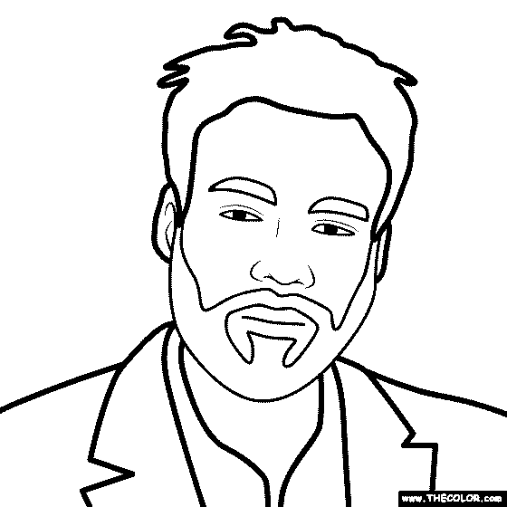 Donald Glover Coloring Page