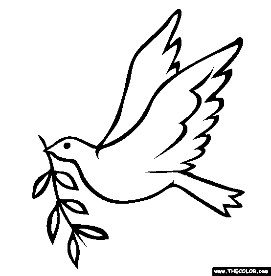 Dove Coloring Page