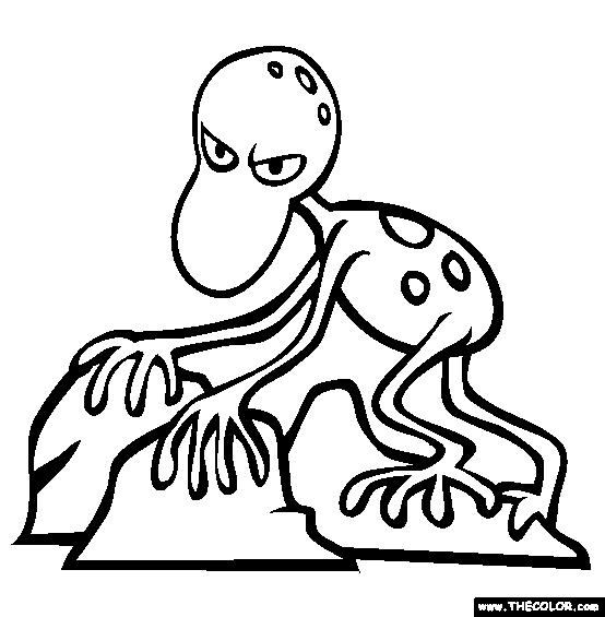 Dover Demon Coloring Page
