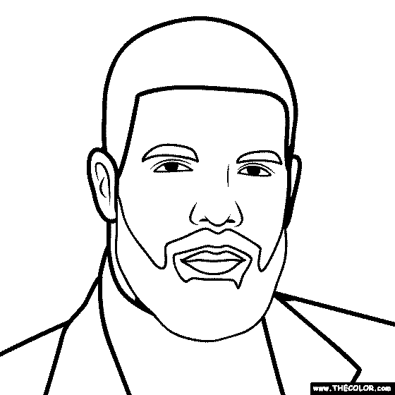 Drake Coloring Page