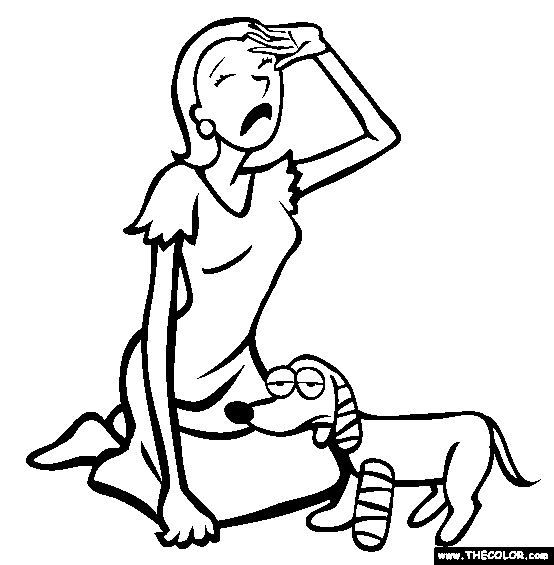 Drama Coloring Page