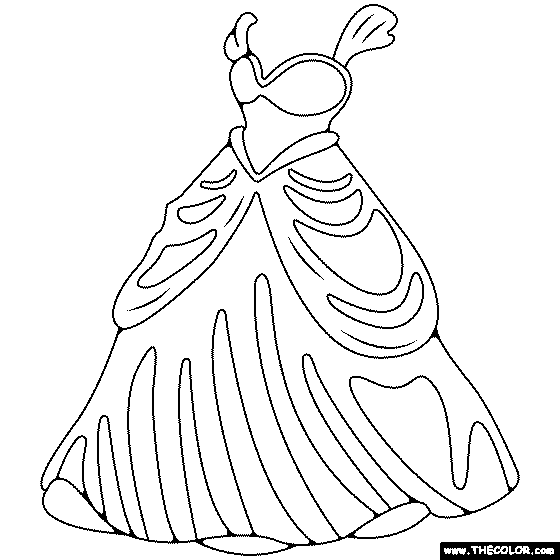 Fancy dress coloring pages hotsell