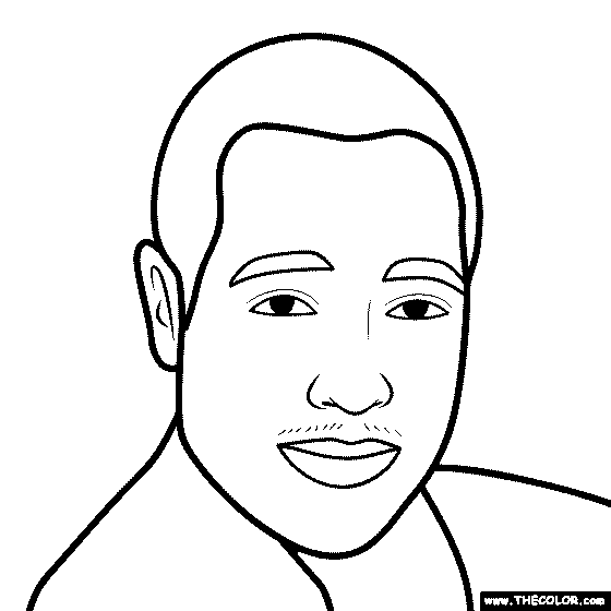 Duke Ellington Coloring Page