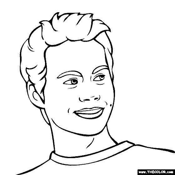 Dylan Obrien Coloring Page