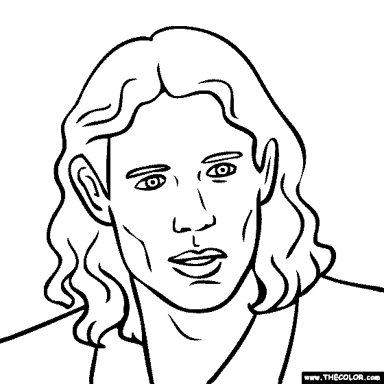 Edison Cavani Coloring Page