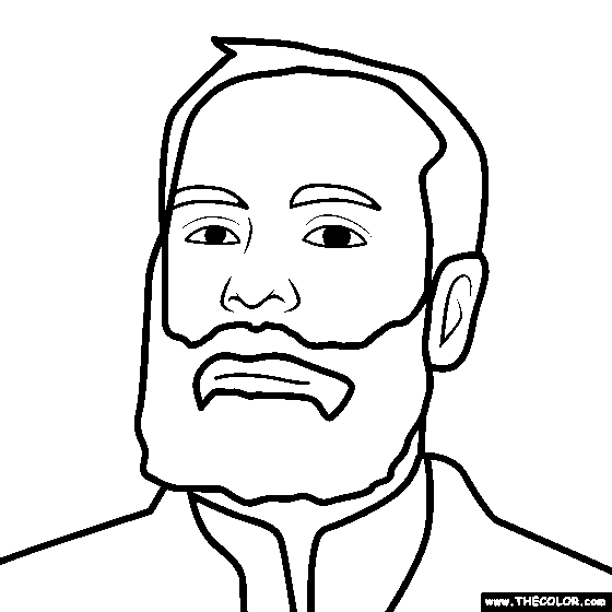 Elijah McCoy Coloring Page