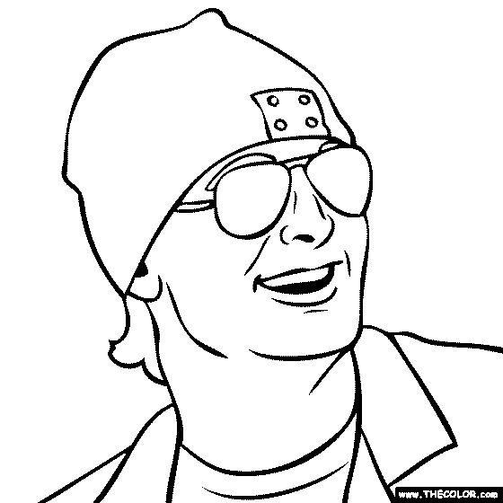 Eric Church Coloring Page