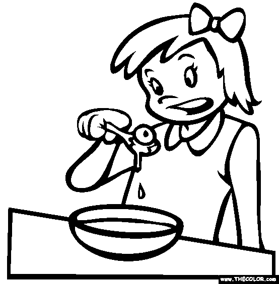 Eyeball Soup Coloring Page