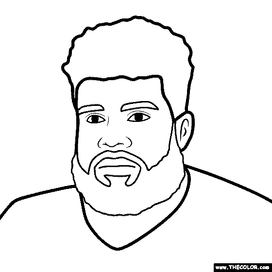 Ezekiel Elliot Coloring Page