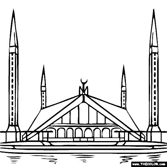 united states landmarks coloring pages - photo #5