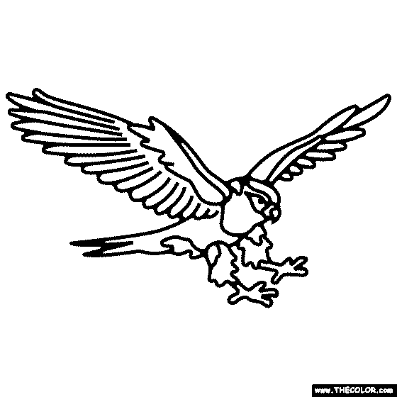 Falcon Coloring Page