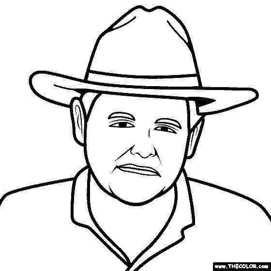 Farmer Coloring Page