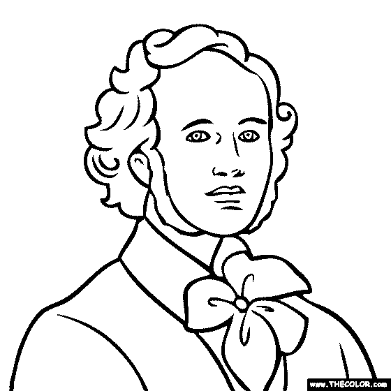 Felix Mendelssohn Coloring Page