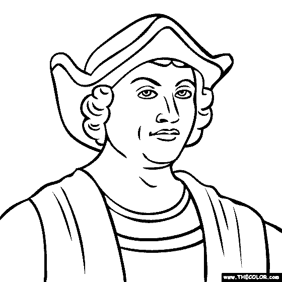 Ferdinand Magellan Coloring Page