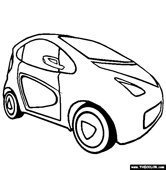 Fiat Phylla Concept Car Coloring Page