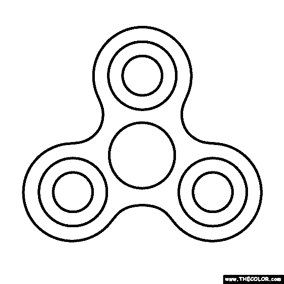 Marvelous Picture of Fidget Spinner Coloring Page - albanysinsanity.com