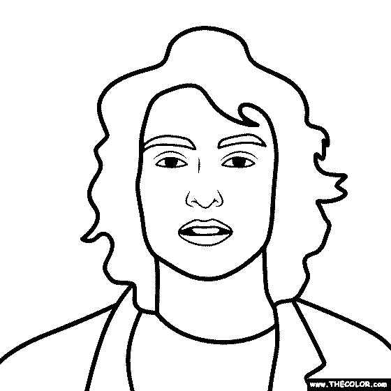 Finn Wolfhard Coloring Page