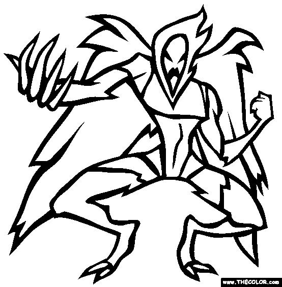 Firebrand Coloring Page