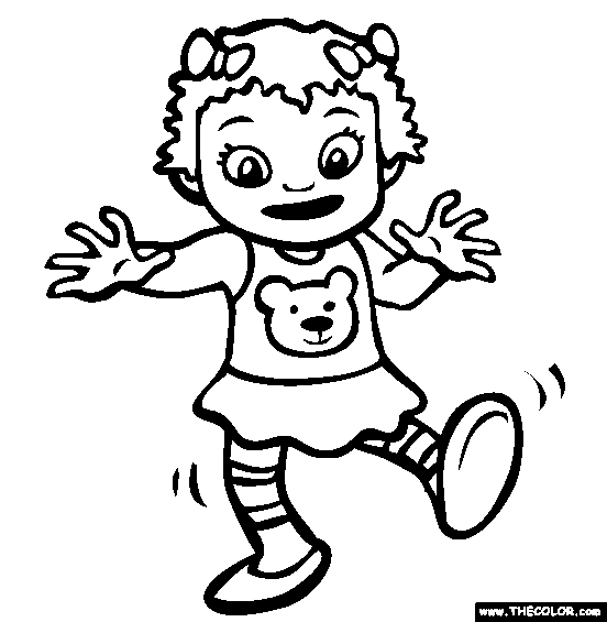 First Steps Coloring Page