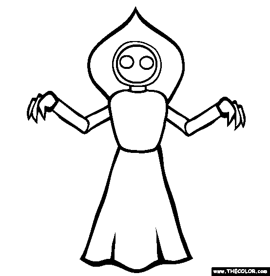 Flatwoods Monster Coloring Page