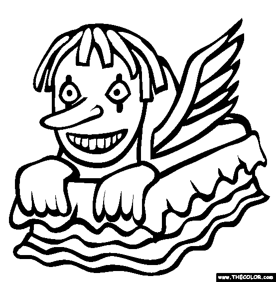 Float Coloring Page