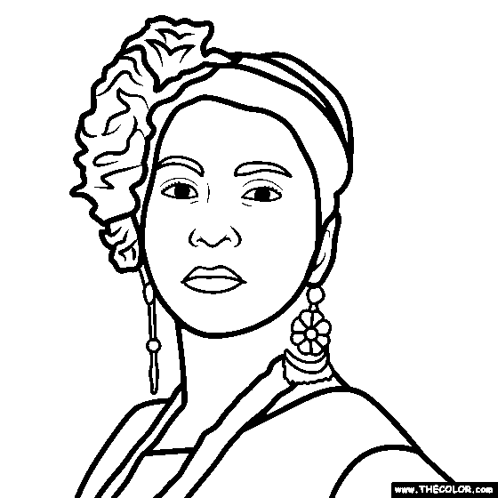 Folklorico Dancer Coloring Page