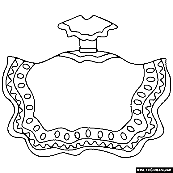 Folklorico Dress Coloring Page