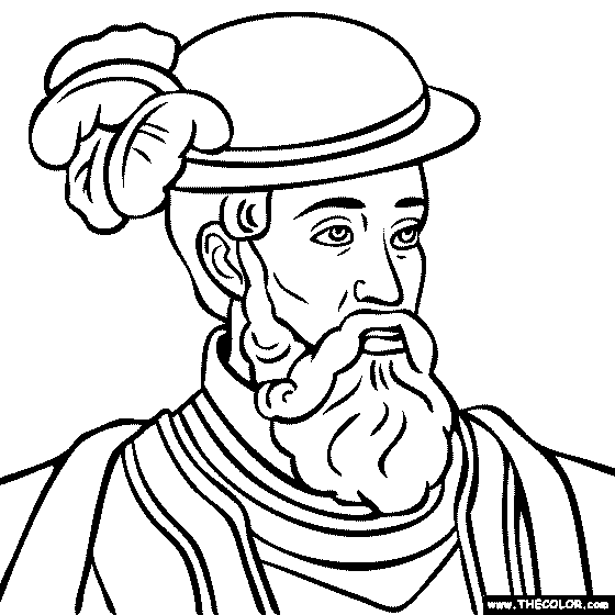 Franciso Pizarro Coloring Page